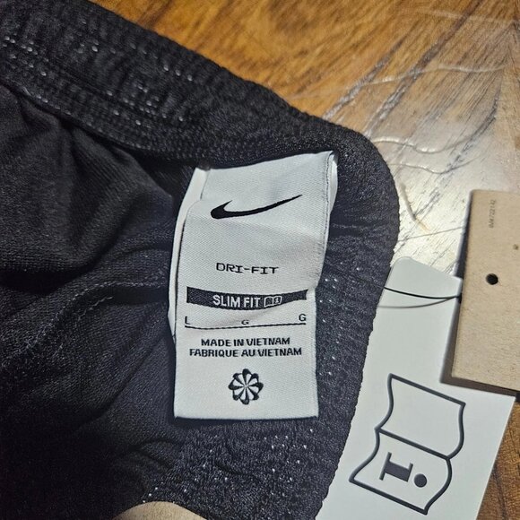 NIKE DRI-FIT MENS KNIT SOCCER PANTS LARGE SLIMFIT DR2563-010 - Picture 4 of 7